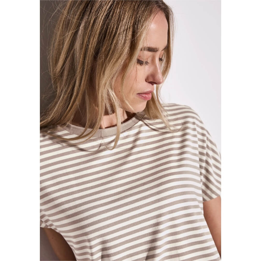 Street One raitapaita, beige - Moment.fi