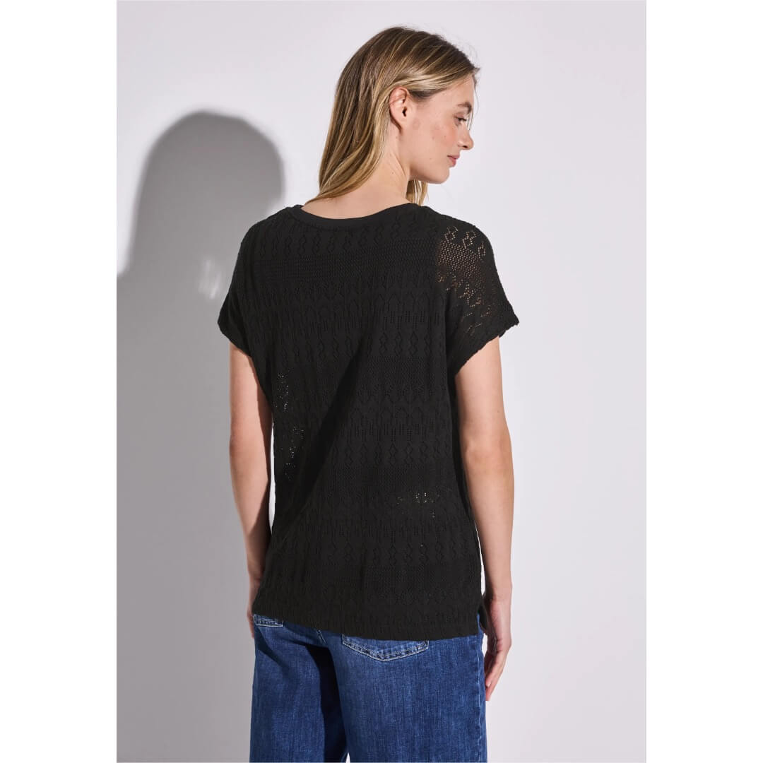 Street One pitsipaita, musta - Moment.fi