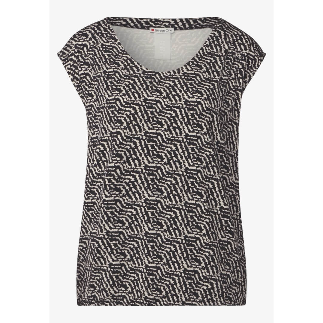 Street One kuositoppi jersey, musta - Moment.fi