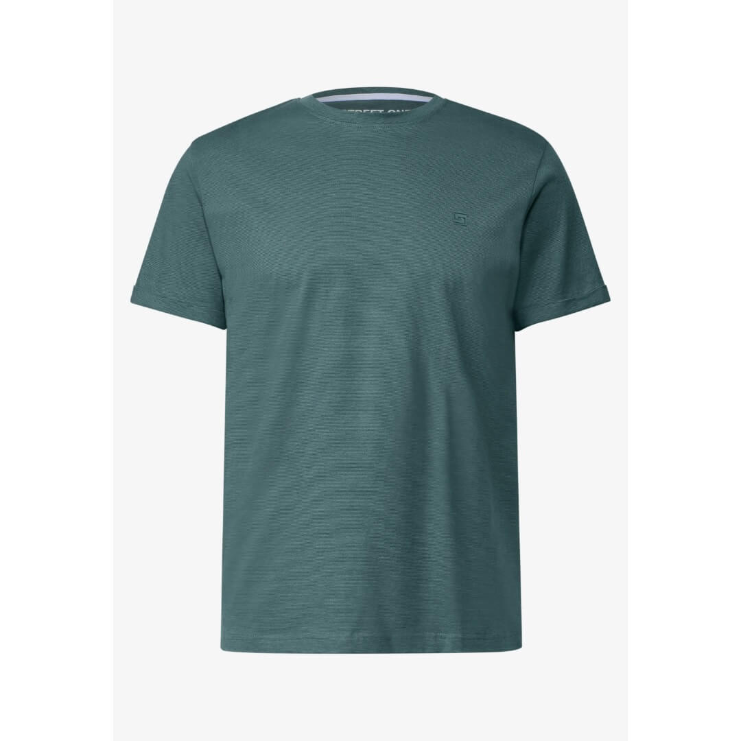 Street One t-paita mininraita, vihreä - Moment.fi