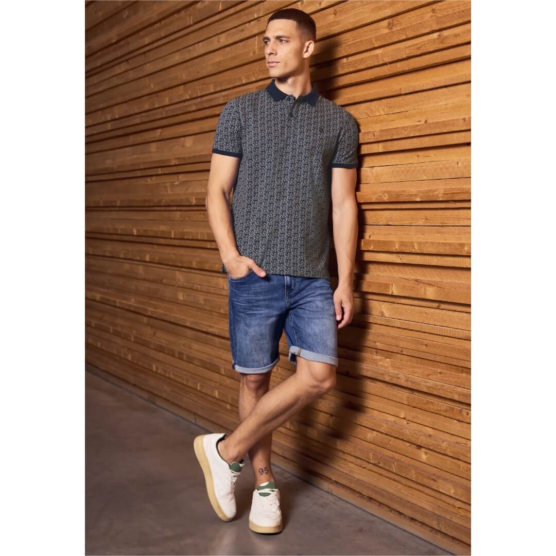 Street One kuosipikee, tummansininen - Moment.fi