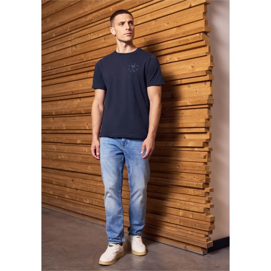 Street One t-paita, tummansininen - Moment.fi