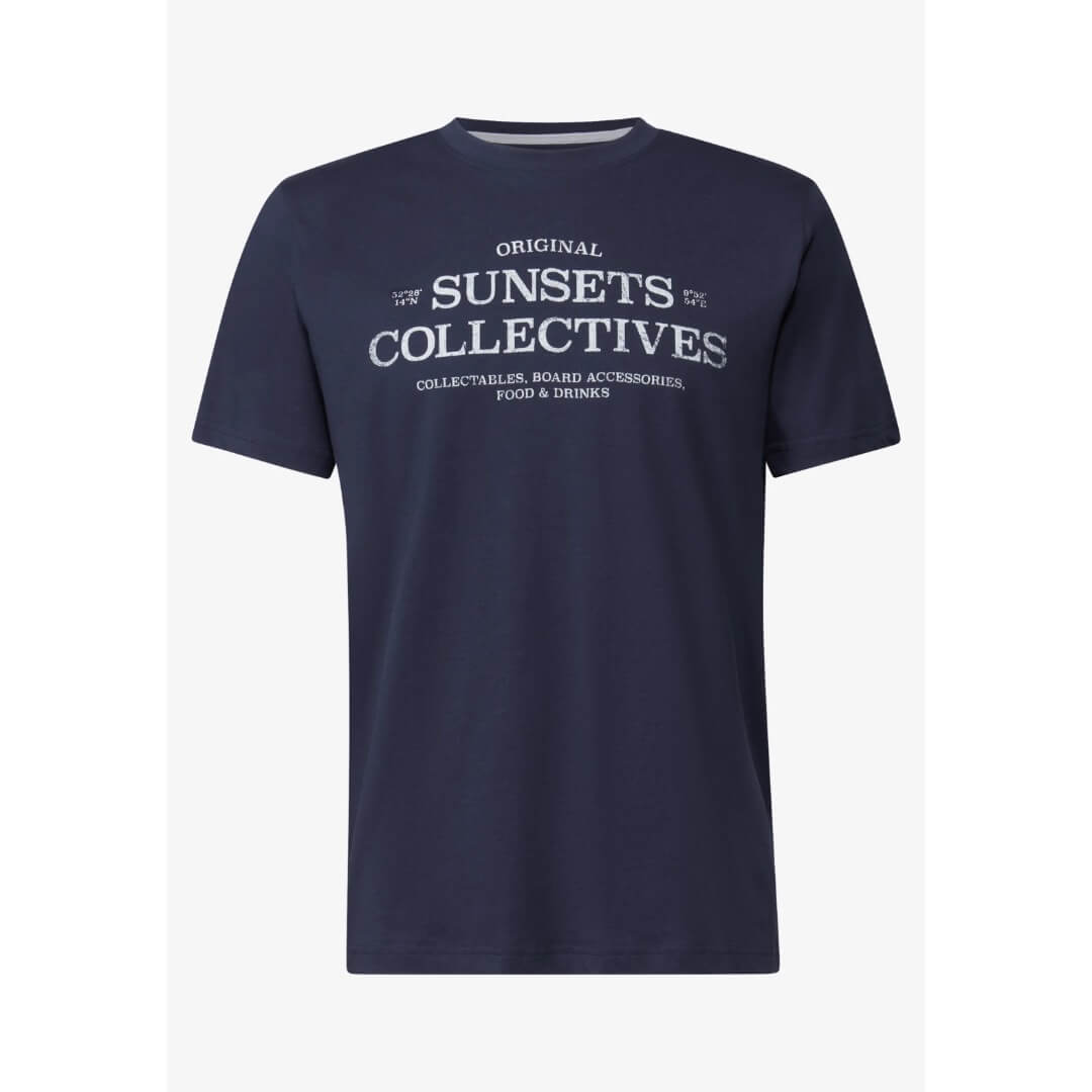 Street One t-paita printti, tummansininen - Moment.fi