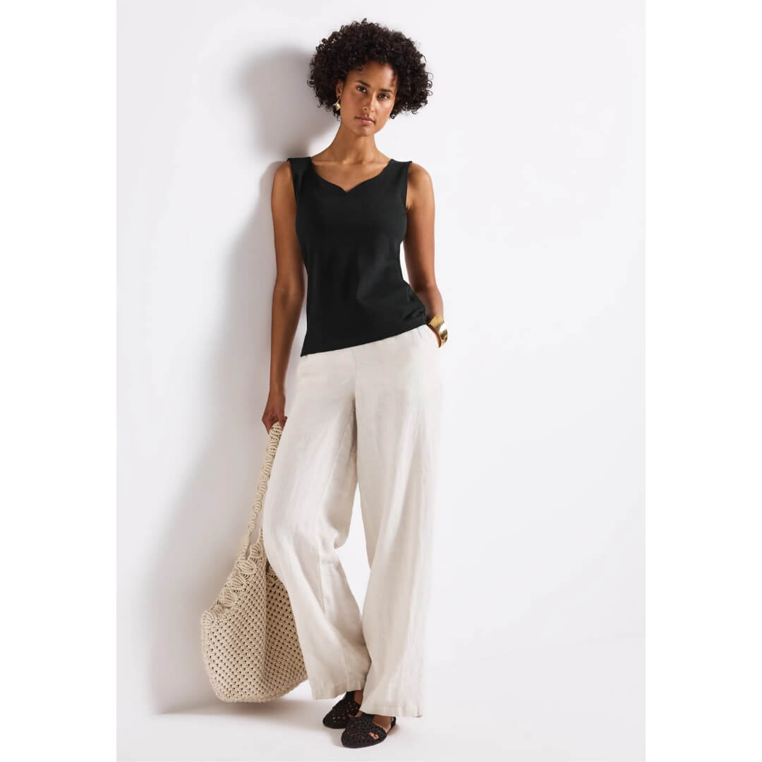 Street One toppi rib, musta - Moment.fi