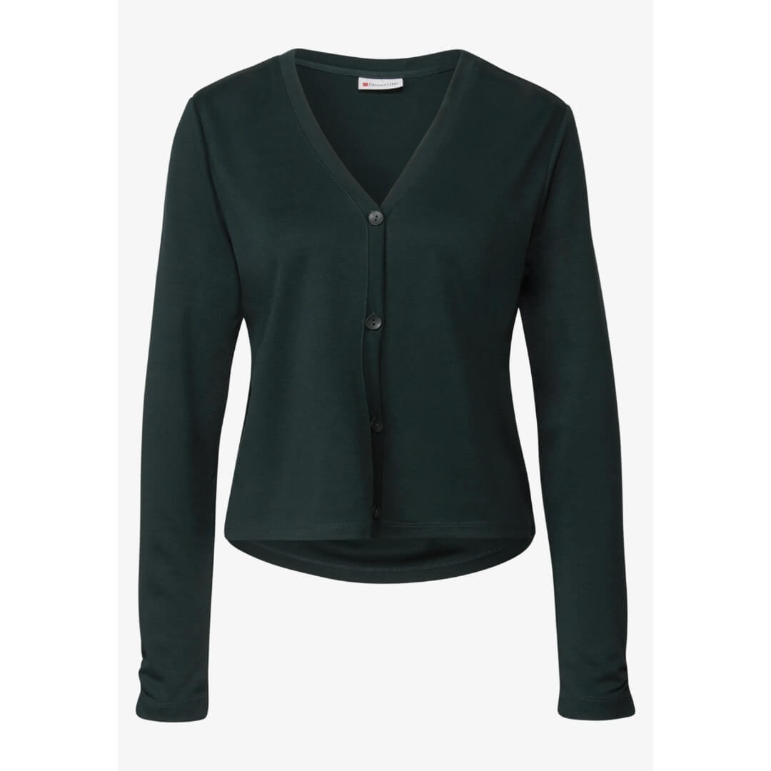 Street One trikoojakki, tummanvihreä - Moment.fi