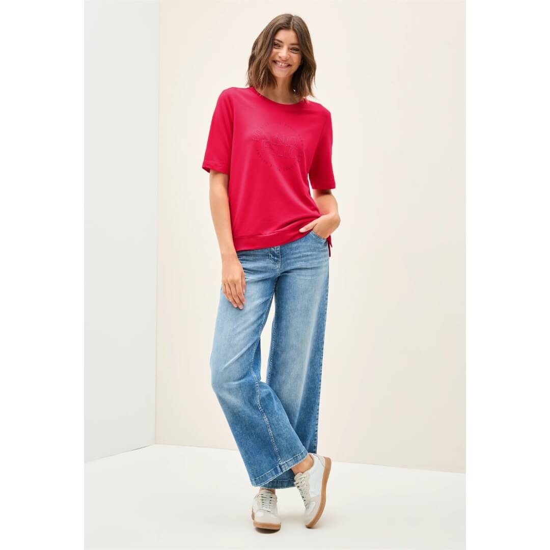 Cecil 1/2 jerseypaita, punainen - Moment.fi