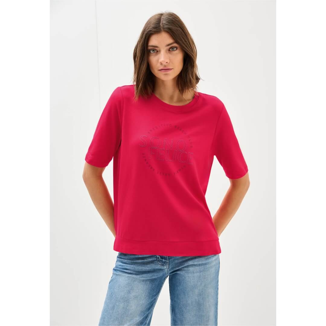 Cecil 1/2 jerseypaita, punainen - Moment.fi