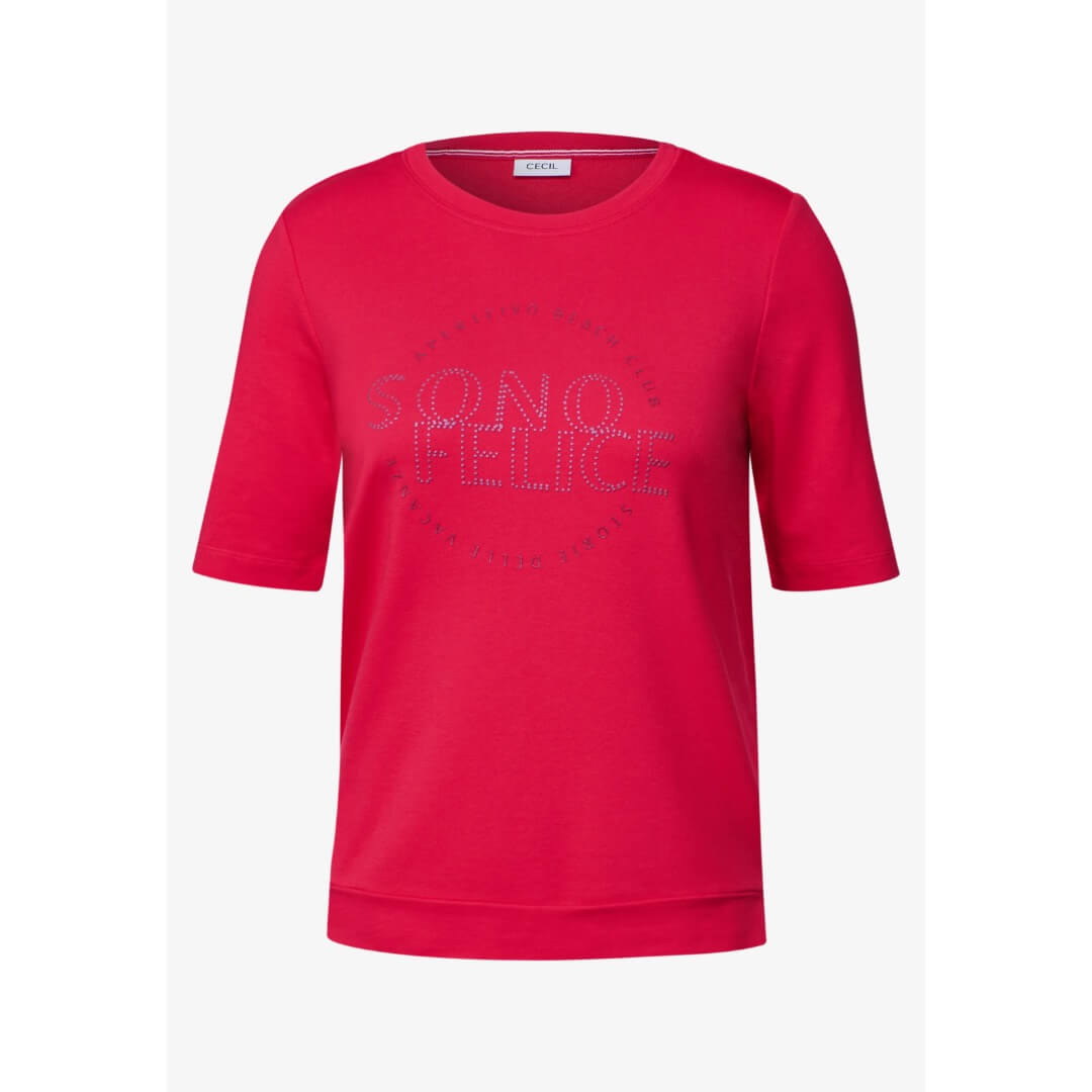 Cecil 1/2 jerseypaita, punainen - Moment.fi