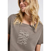 Street One t-paita modaali, beige - Moment.fi