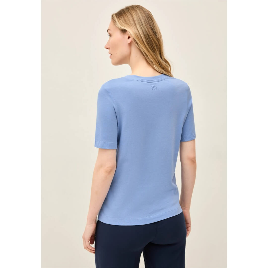 Cecil t-paita printti, vaaleansininen - Moment.fi