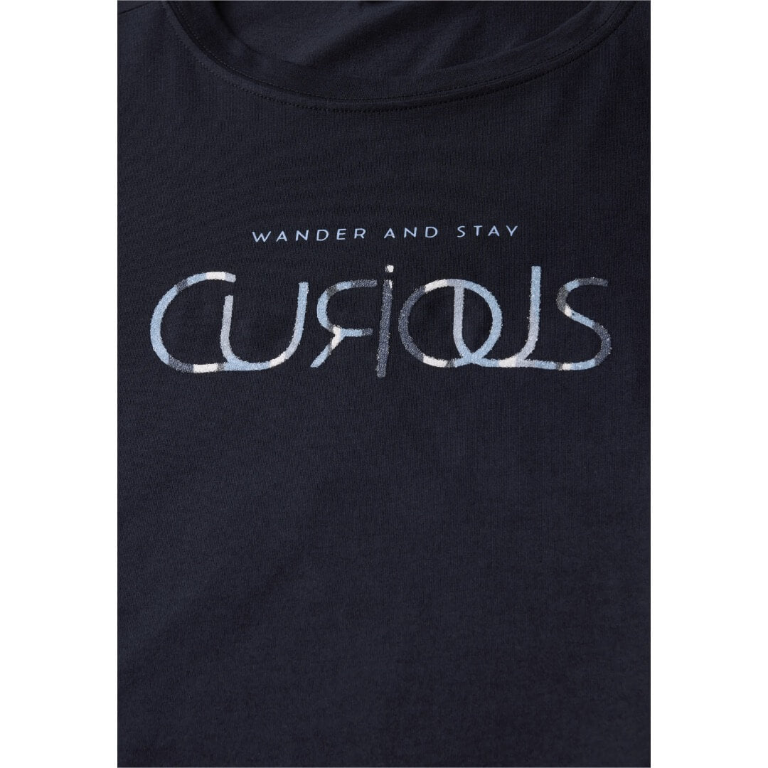 Cecil t-paita modaali, tummansininen - Moment.fi