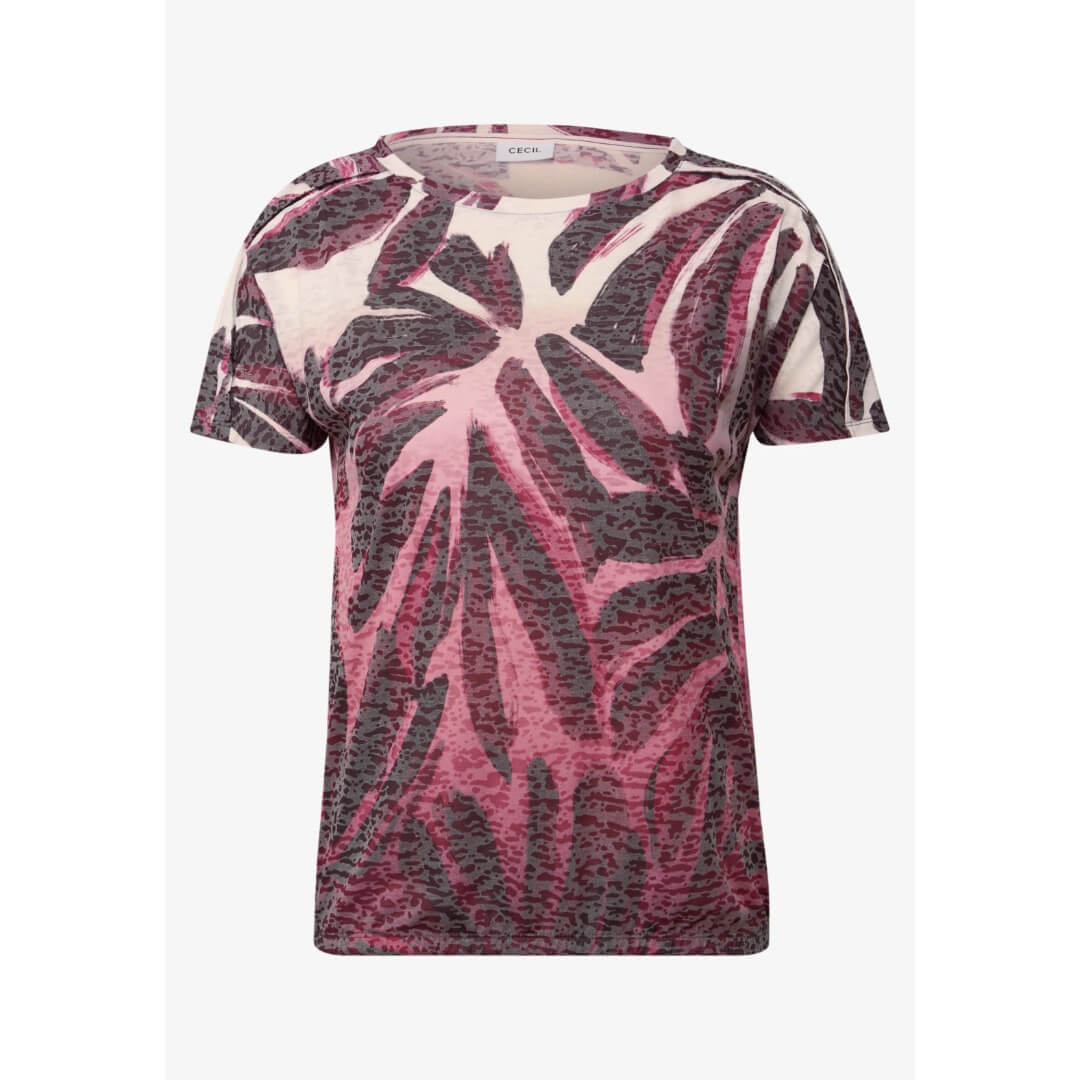 Cecil kuosipaita, viini - Moment.fi