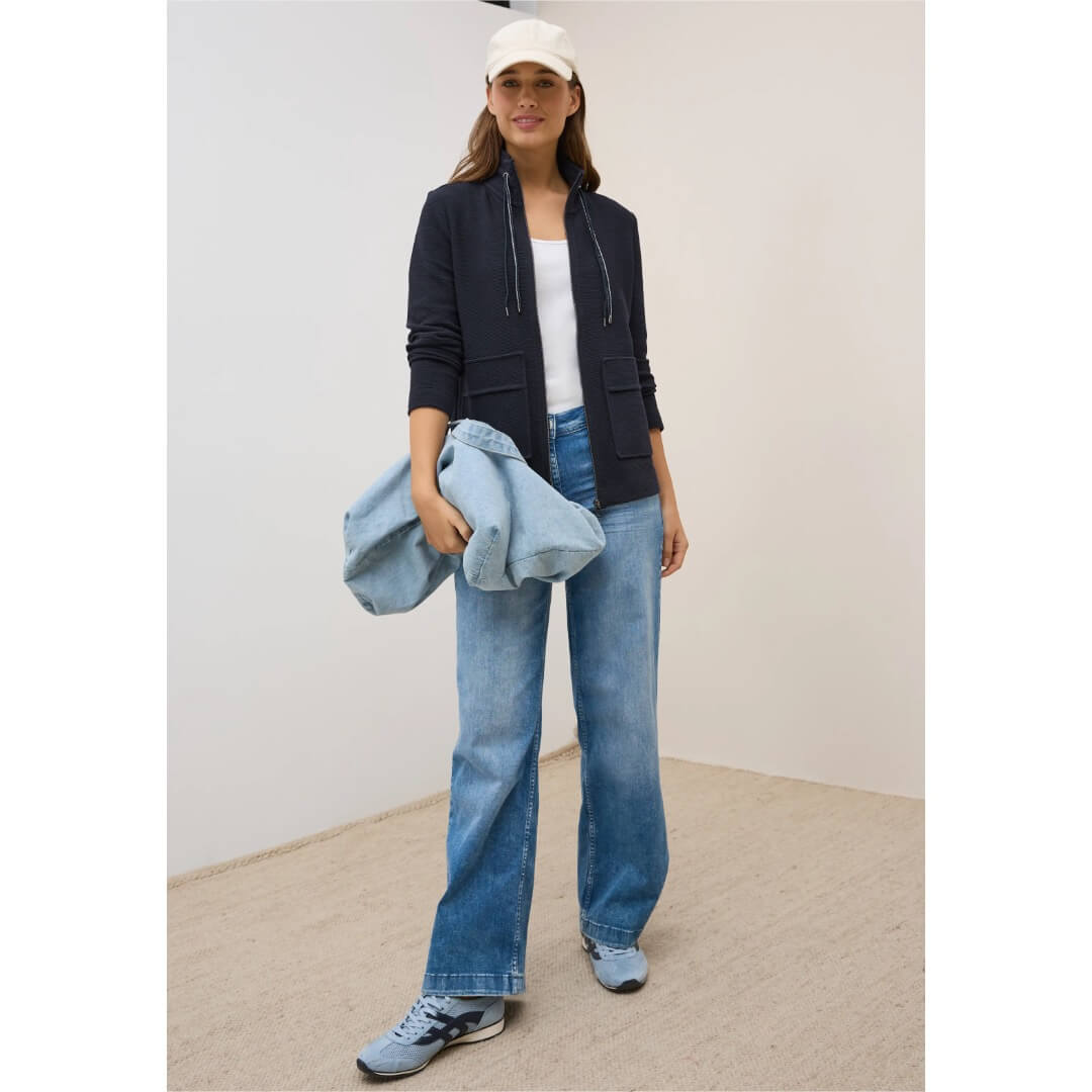 Cecil collegetakki, tummansininen - Moment.fi