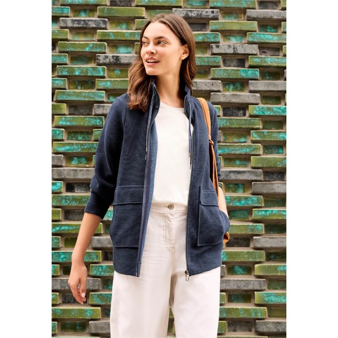 Cecil collegetakki, tummansininen - Moment.fi