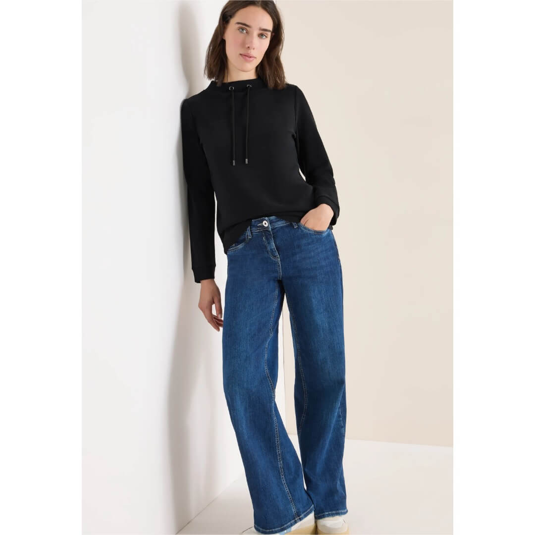 Cecil collegepaita soft, musta