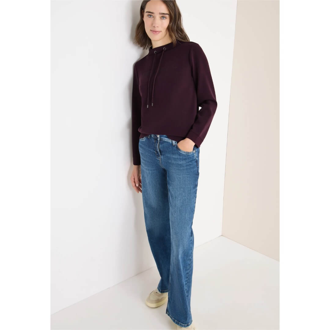 Cecil collegepaita soft, tummaluumu