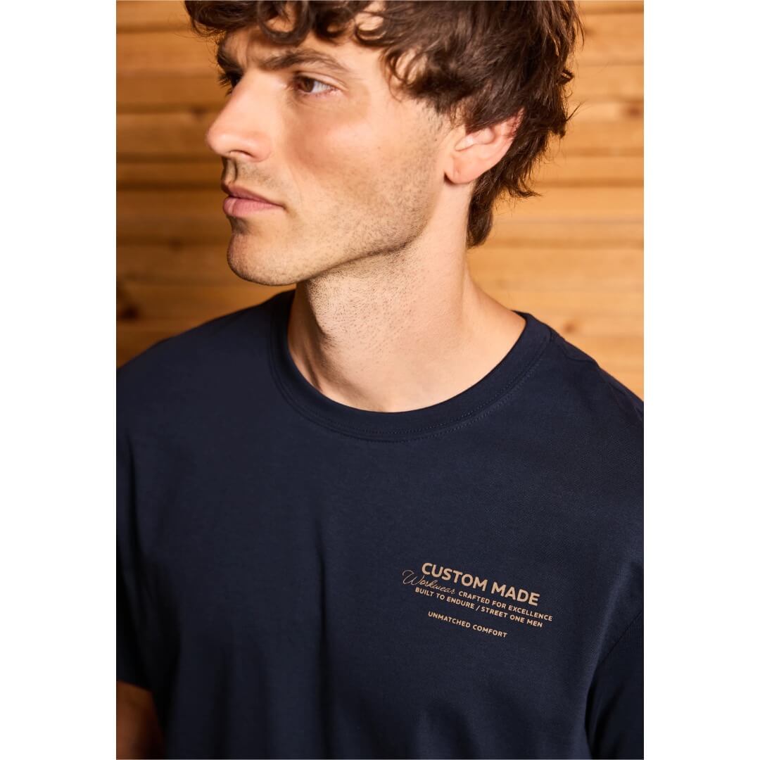 Street One t-paita printti, tummansininen - Moment.fi