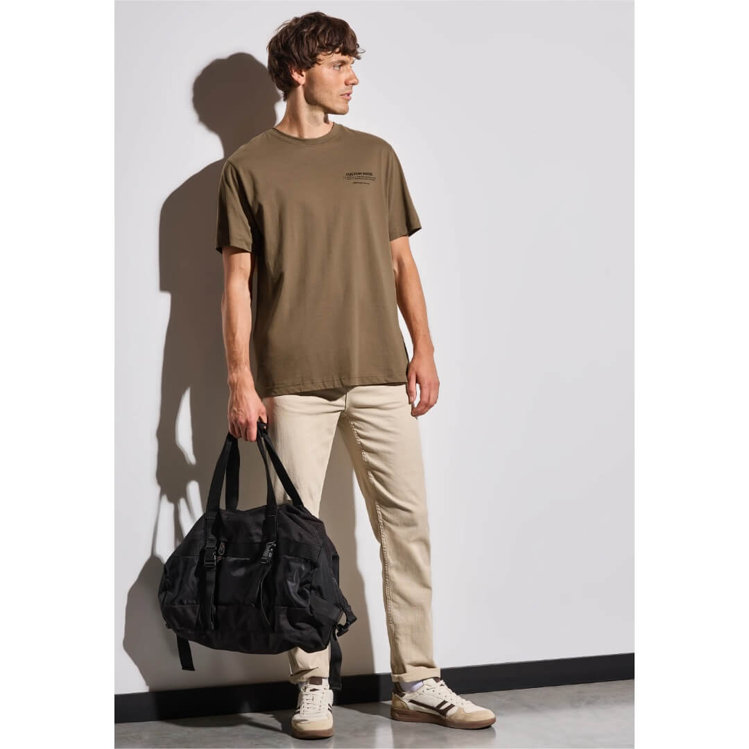 Street One t-paita printti, beige - Moment.fi