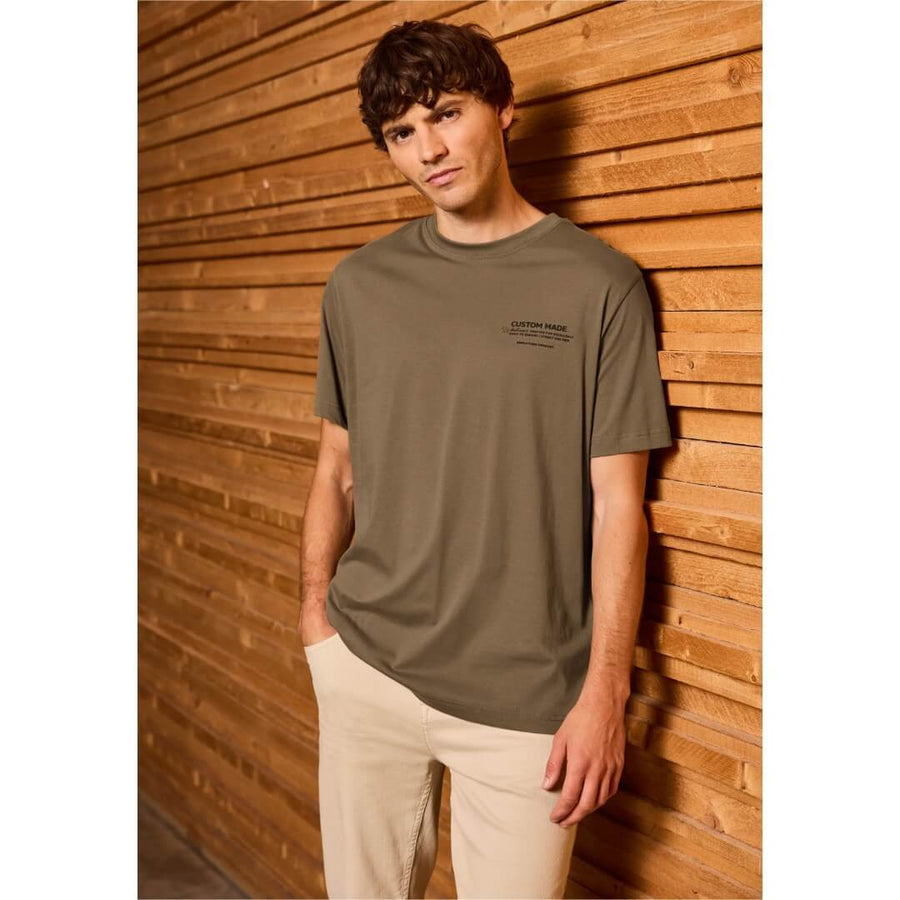 Street One t-paita printti, beige - Moment.fi