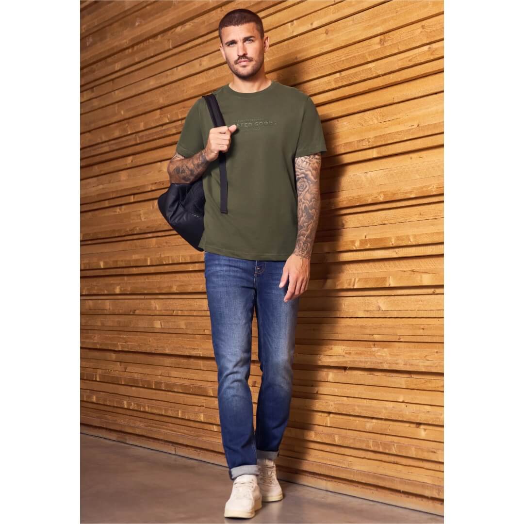 Street One t-paita printti, vihreä - Moment.fi