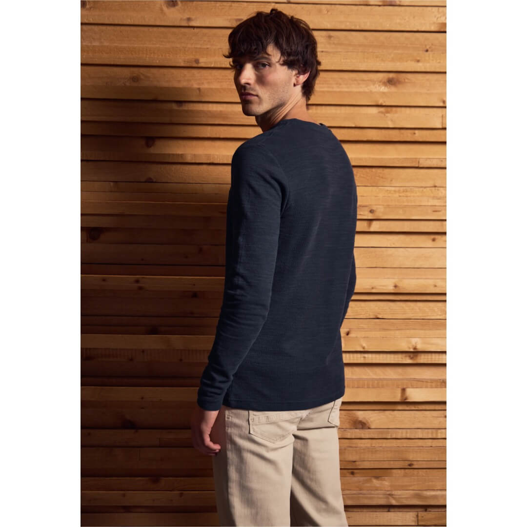 Street One trikoopaita napit, tummansininen