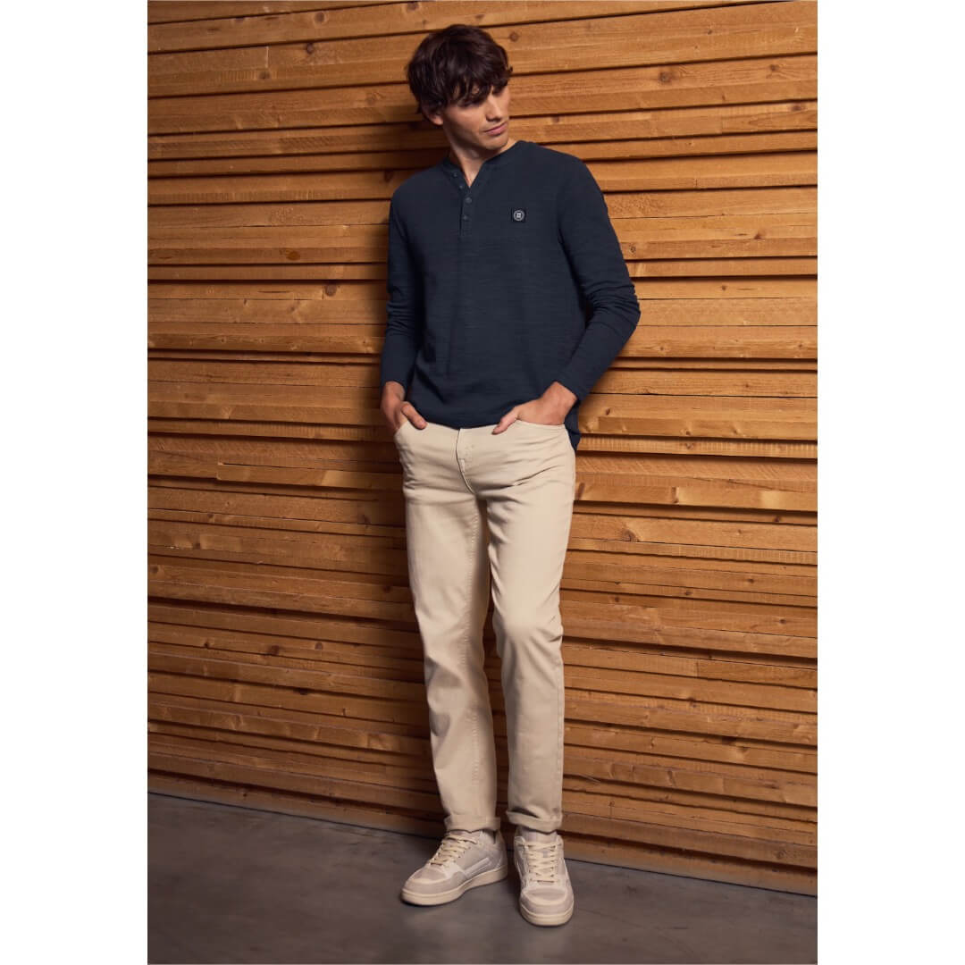 Street One trikoopaita napit, tummansininen