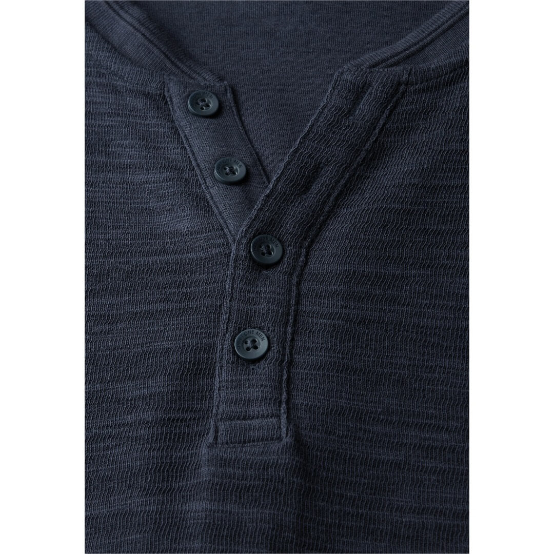 Street One trikoopaita napit, tummansininen