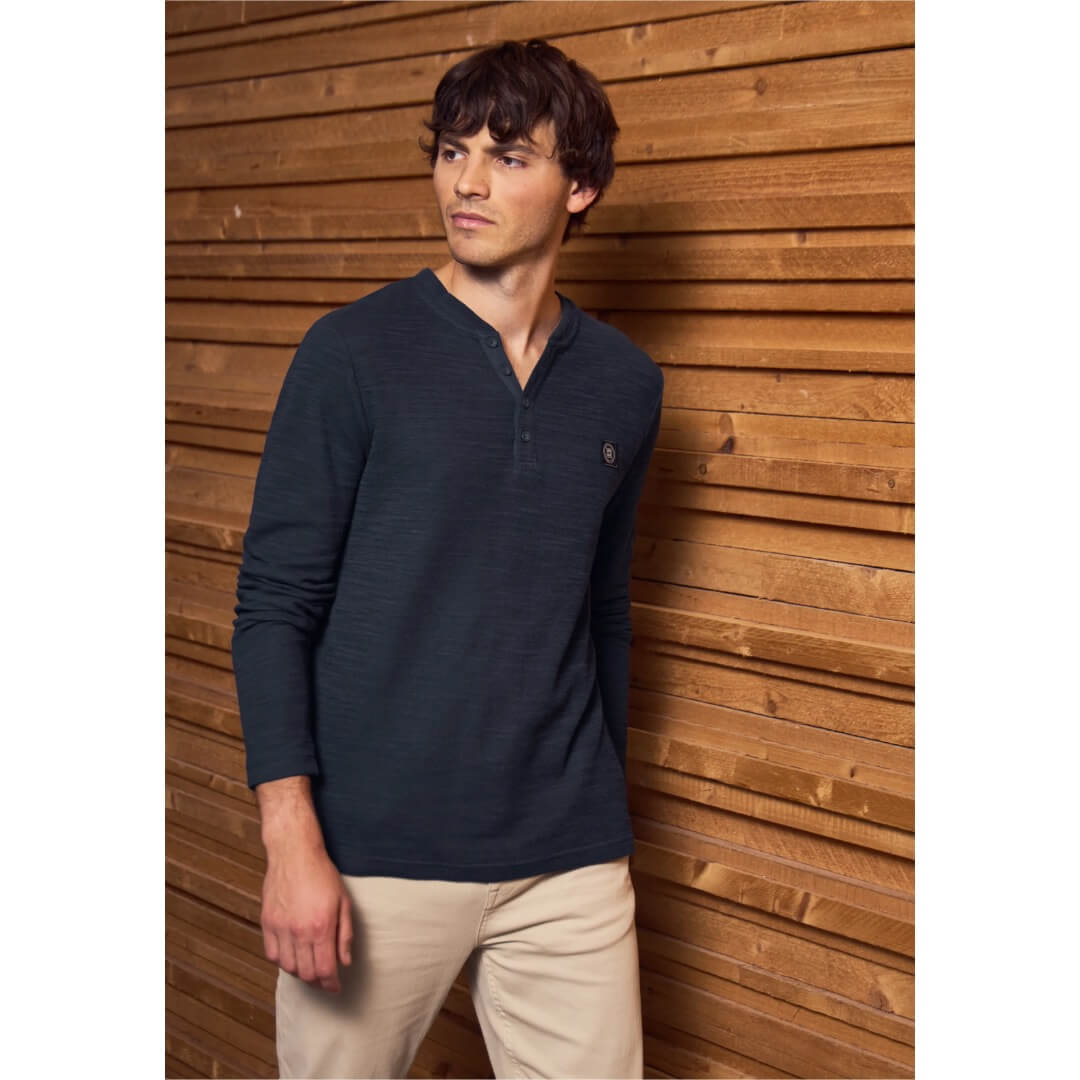 Street One trikoopaita napit, tummansininen