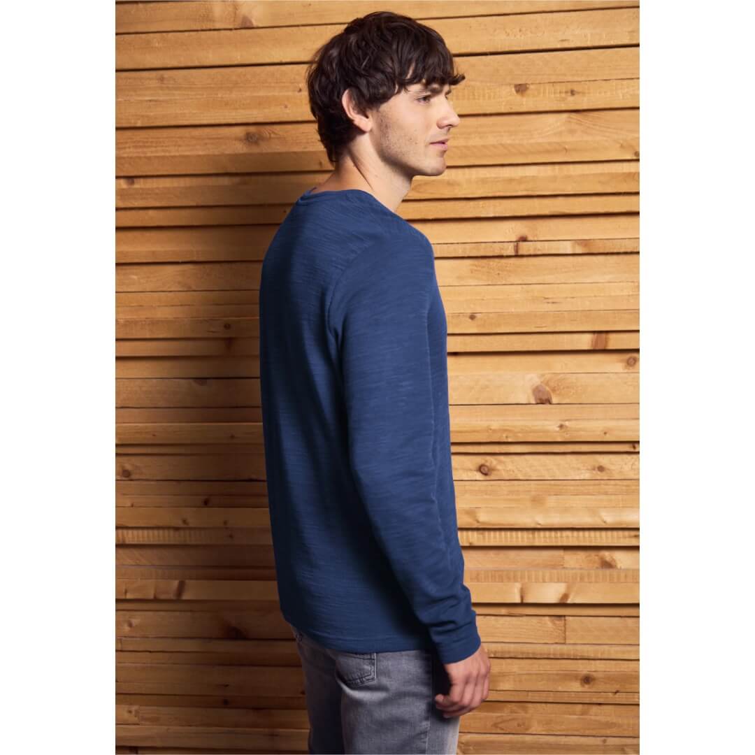 Street One trikoopaita napit, sininen