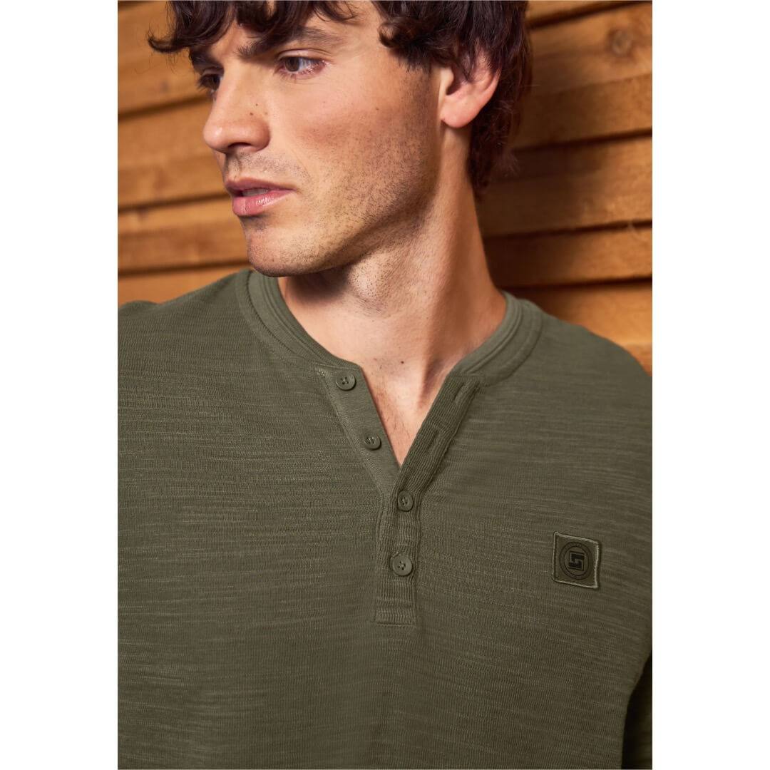 Street One trikoopaita napit, vihreä