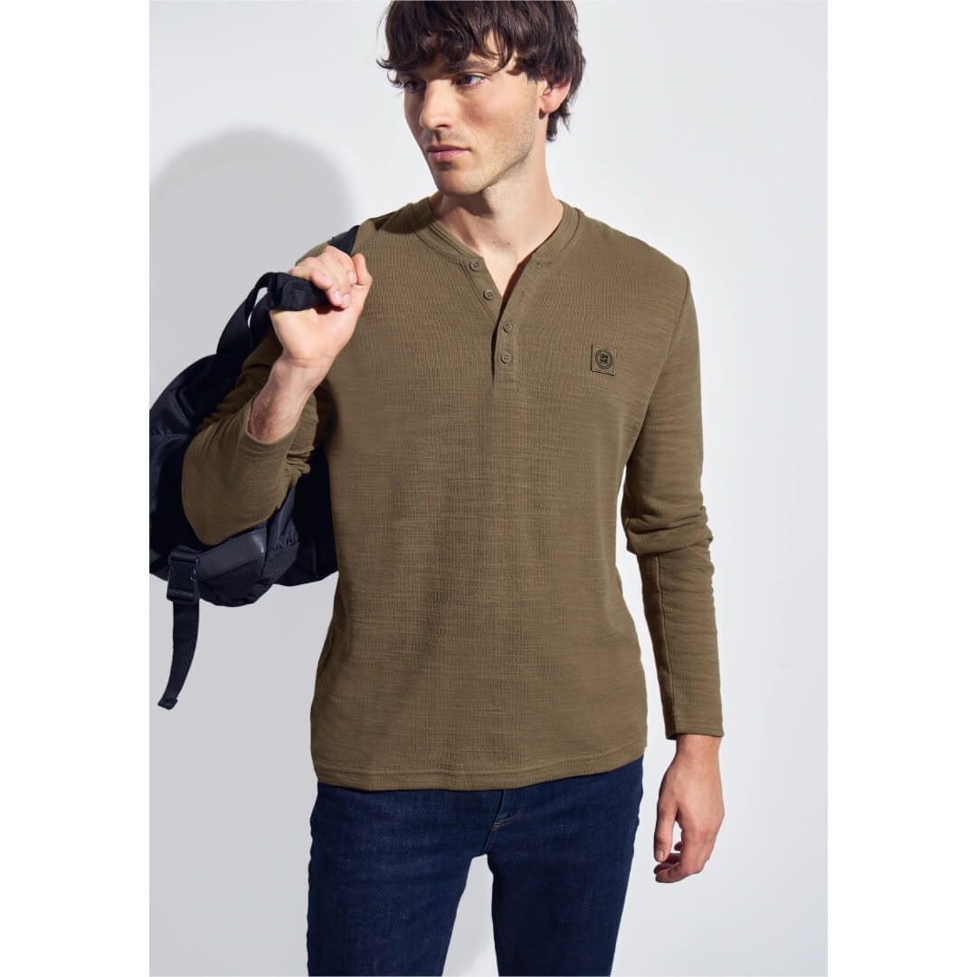 Street One trikoopaita napit, beige