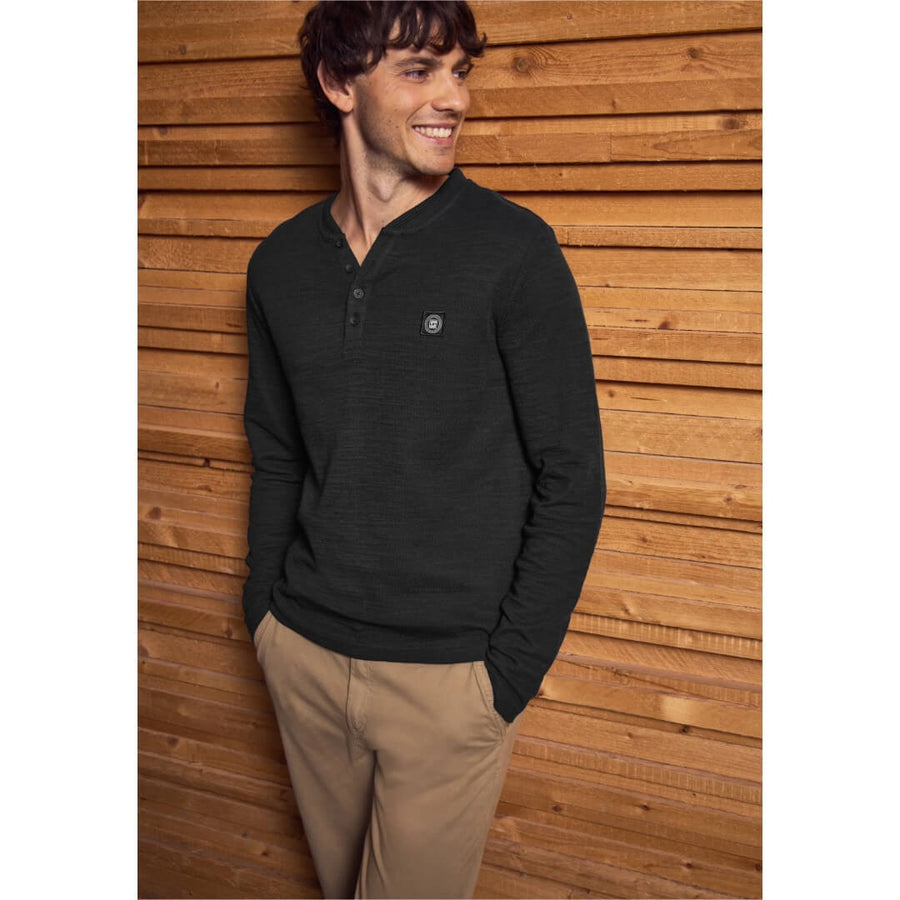 Street One trikoopaita napit, tummanharmaa