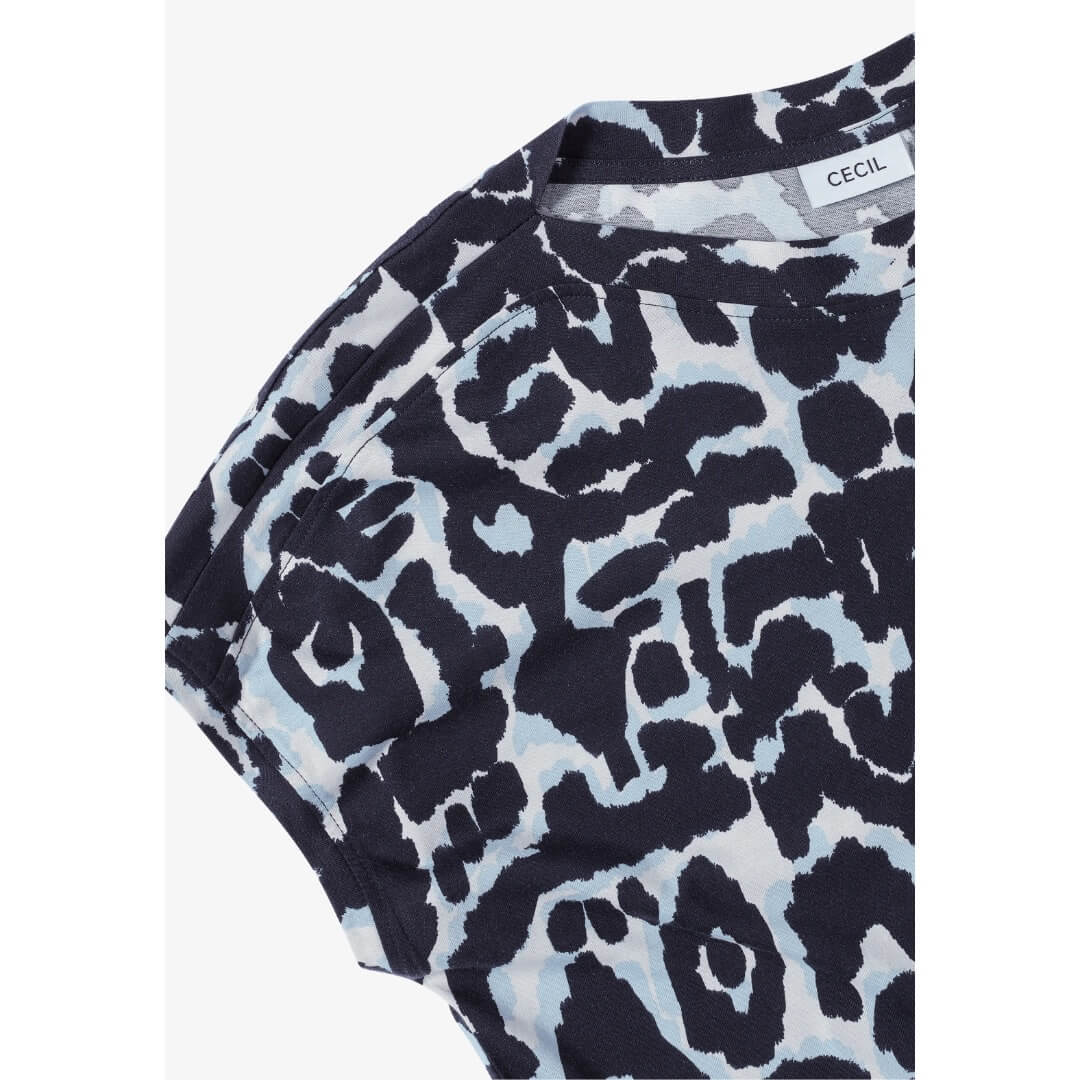 Cecil kuosipaita modaali, sininen - Moment.fi