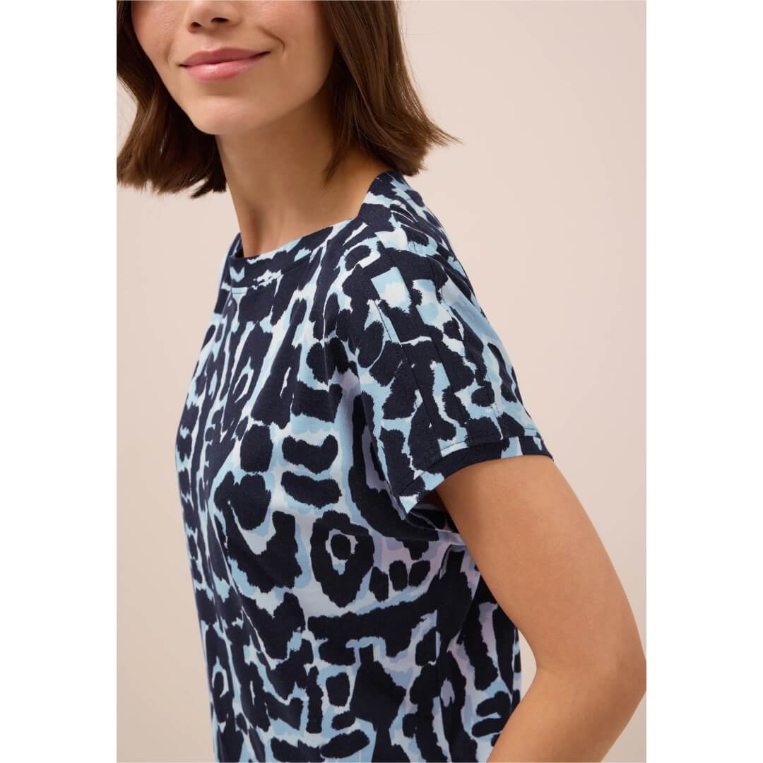 Cecil kuosipaita modaali, sininen - Moment.fi