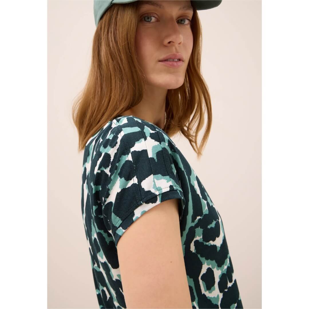 Cecil kuosipaita modaali, vihreä - Moment.fi