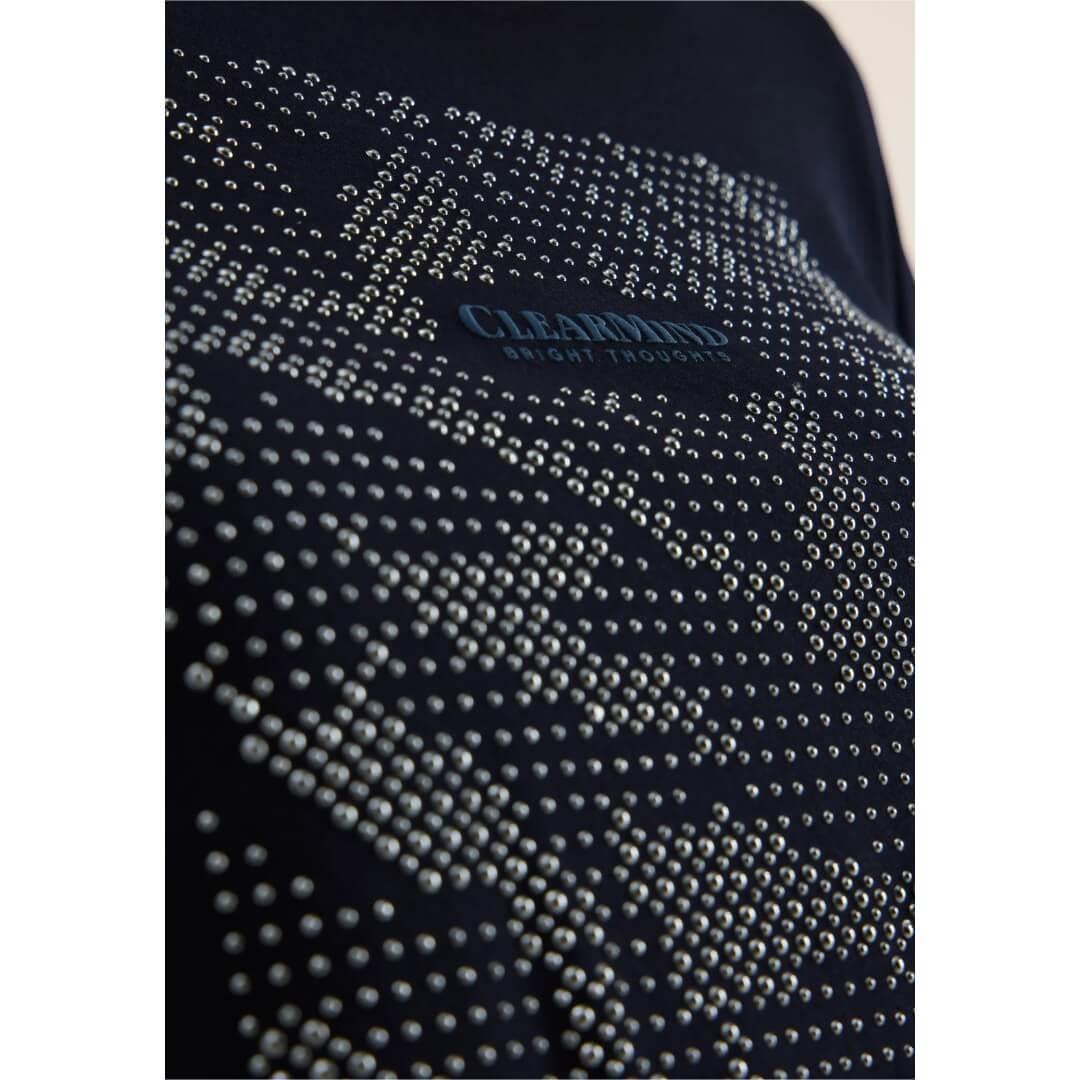 Street One trikoopaita 3/4, tummansininen - Moment.fi