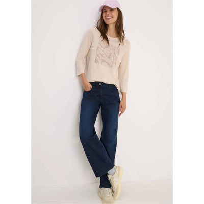 Street One trikoopaita 3/4, beige