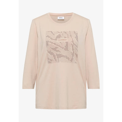 Street One trikoopaita 3/4, beige