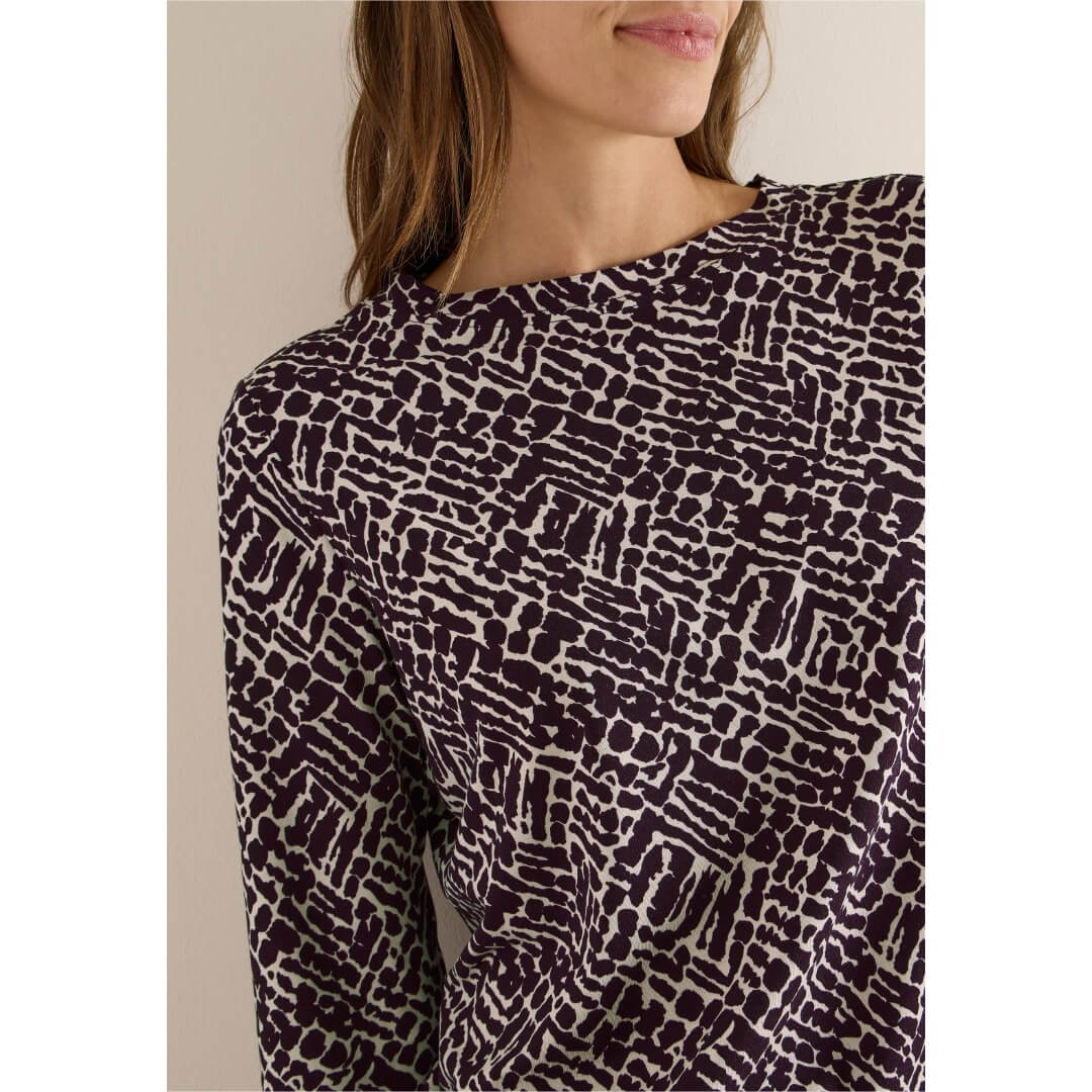 Cecil kuosipaita, luumu