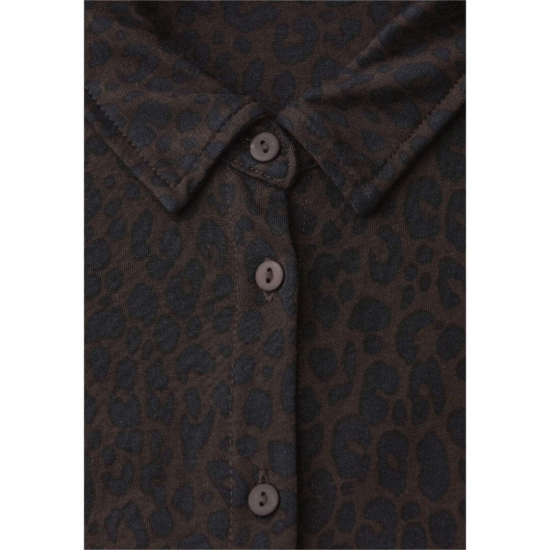 Street One kuosipaita, tummanruskea - Moment.fi