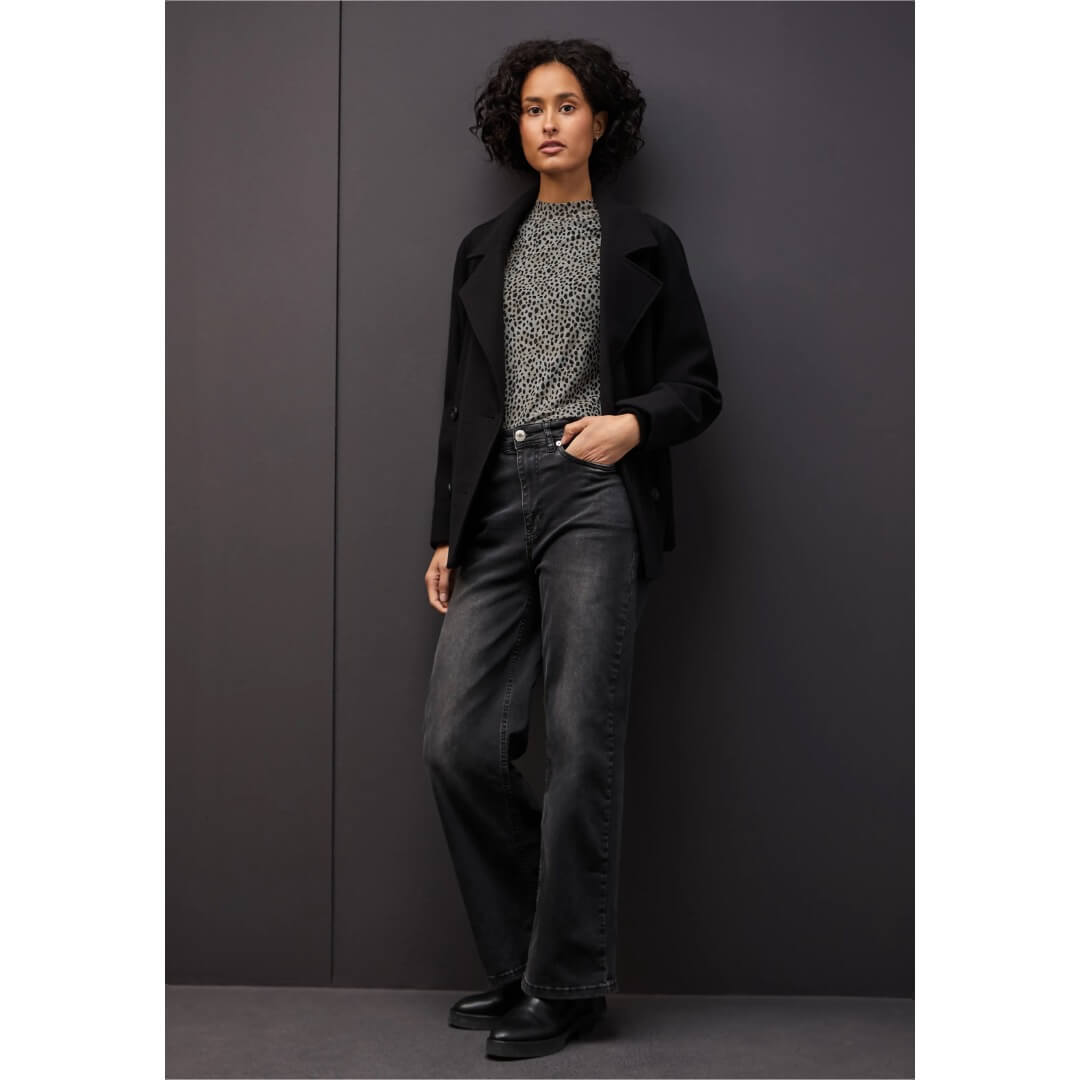 Street One mesh-paita, beige - Moment.fi