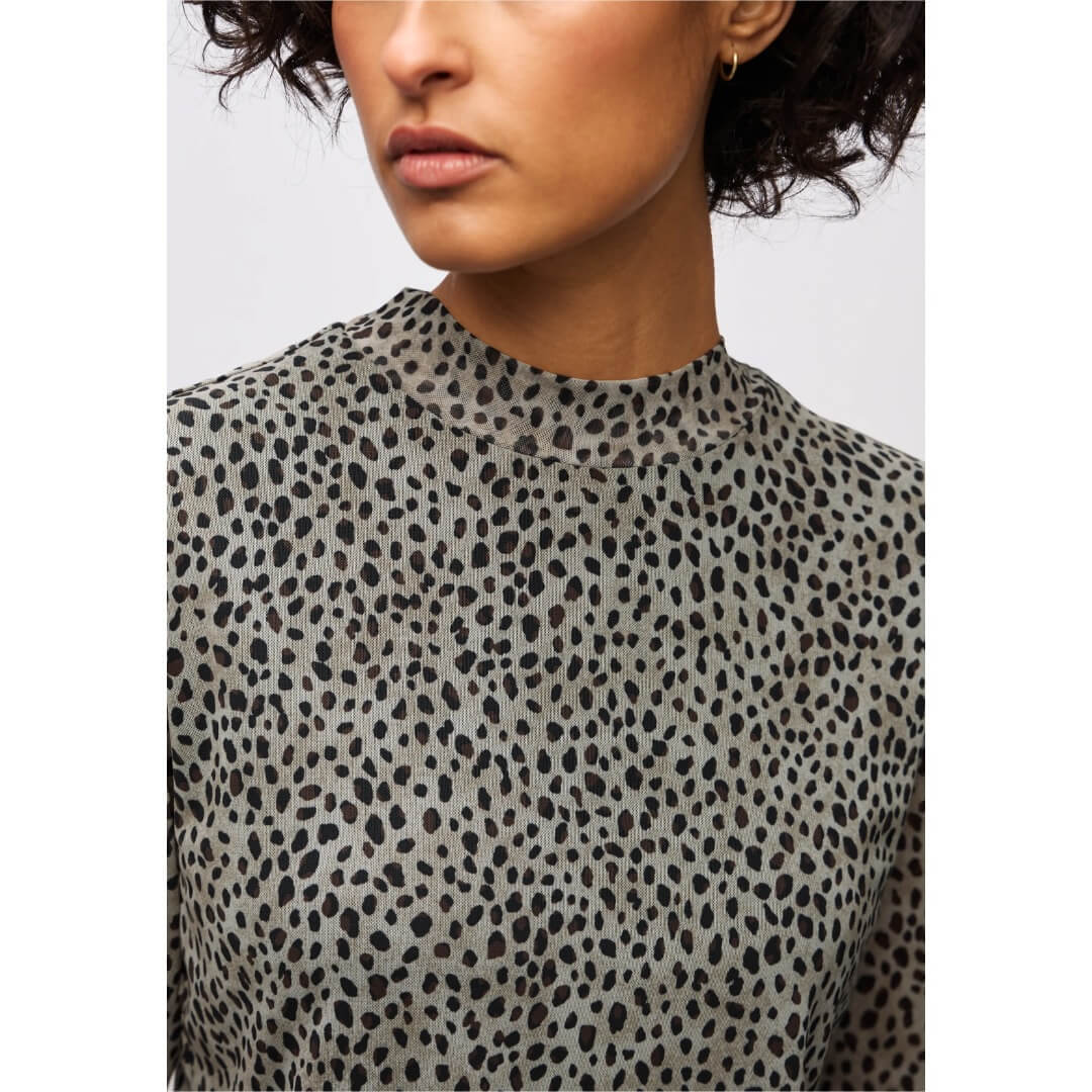 Street One mesh-paita, beige - Moment.fi