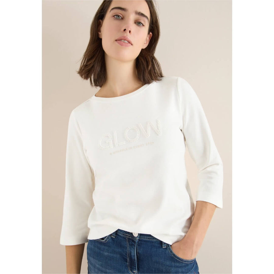 Cecil trikoopaita, valkoinen