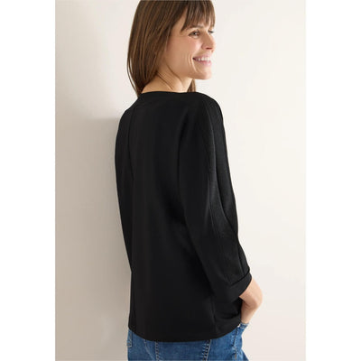 Cecil paita lurex, musta