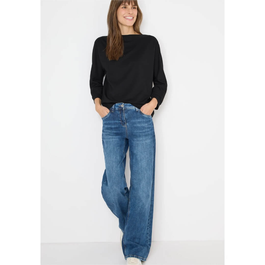 Cecil paita lurex, musta