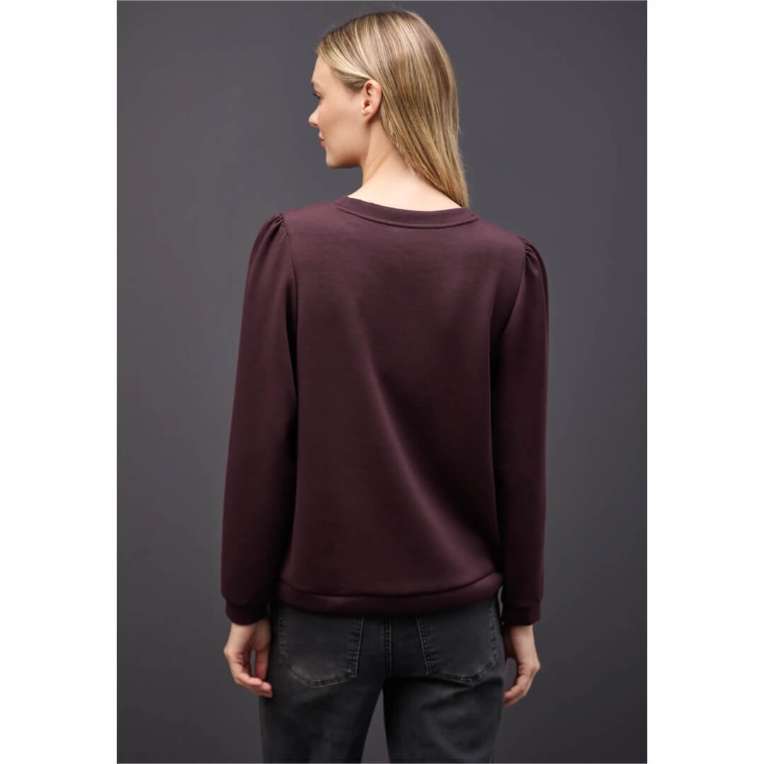 Street One collegepaita modaali, luumu