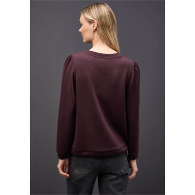 Street One collegepaita modaali, viininpunainen