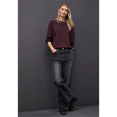 Street One collegepaita modaali, luumu