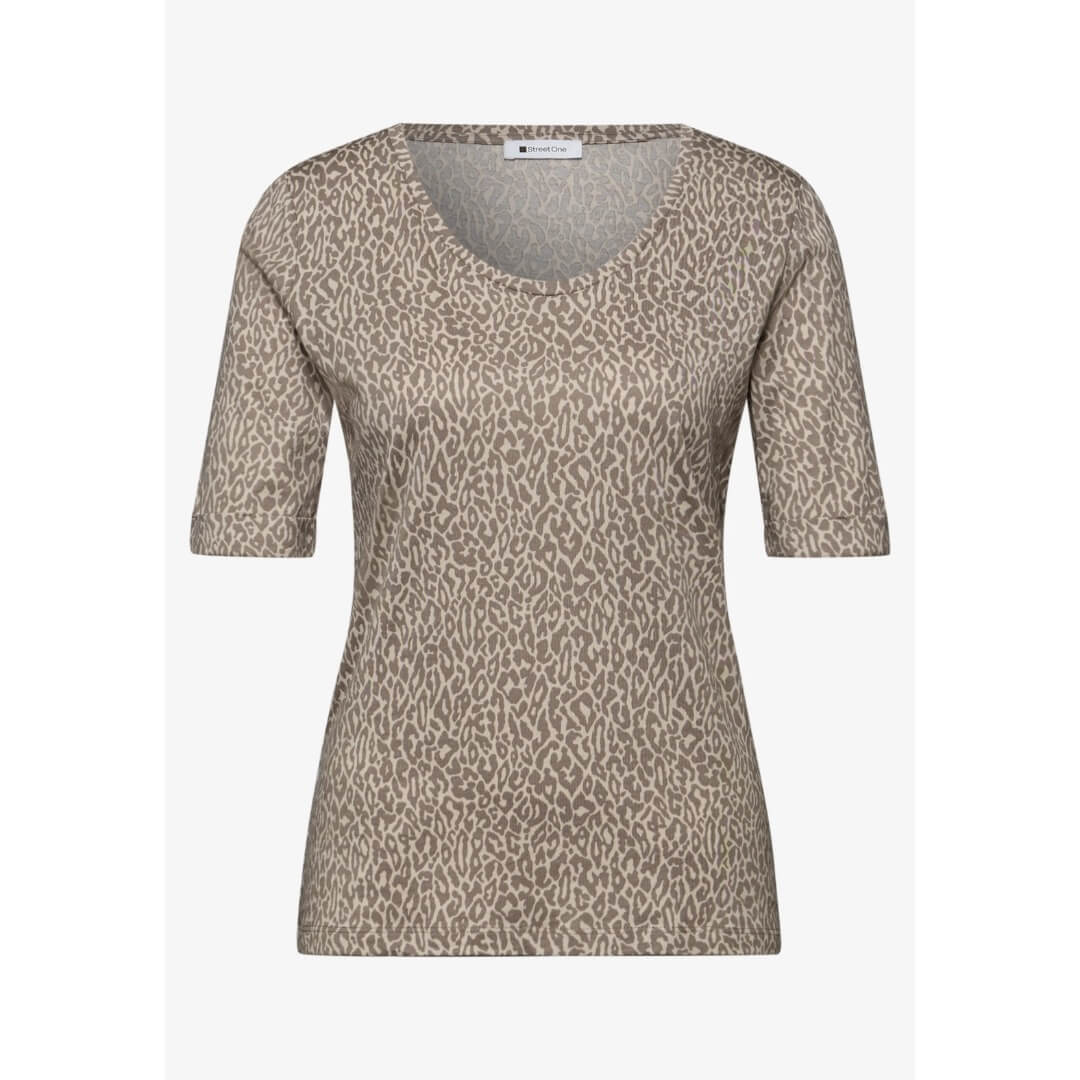 Street One t-paita Leo, beige