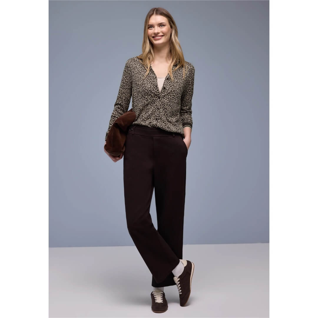 Street One jerseypaita, ruskea